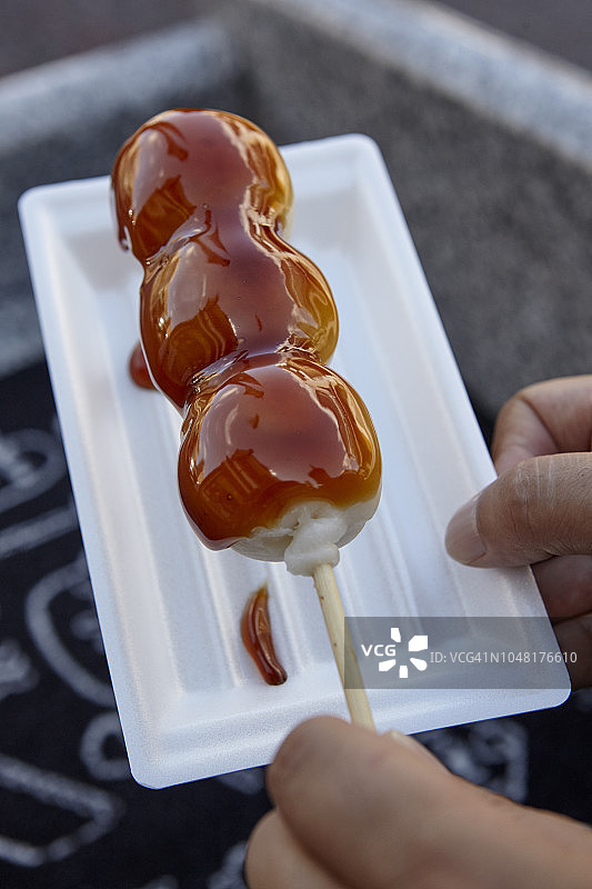 日本街头小吃丹戈图片素材
