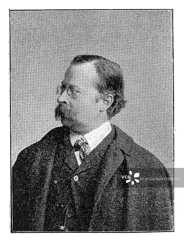 恩斯特·冯·威尔登布鲁赫(1845年2月3日- 1909年1月15日)，德国诗人、剧作家。图片素材