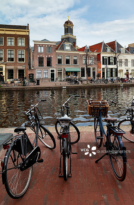 荷兰，莱顿-荷兰自行车赛图片素材
