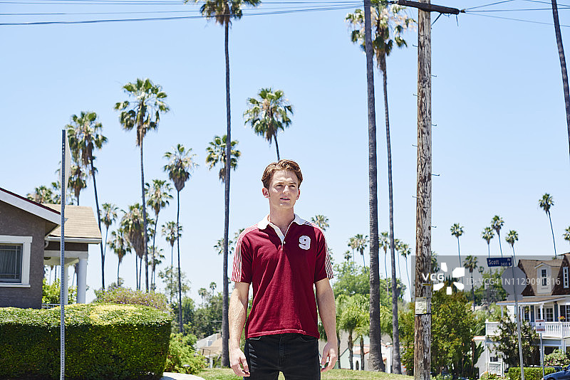 美国加利福尼亚州洛杉矶郊区的年轻人图片素材