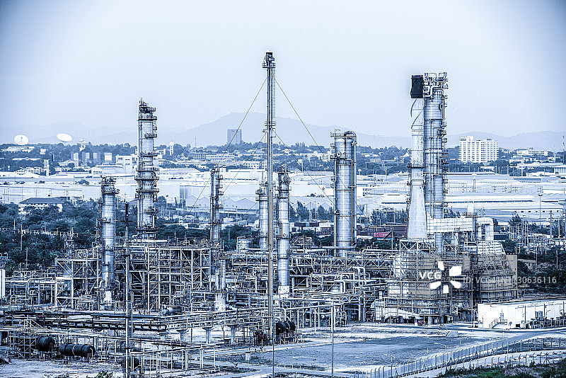 石油天然气炼制工业工厂图片素材