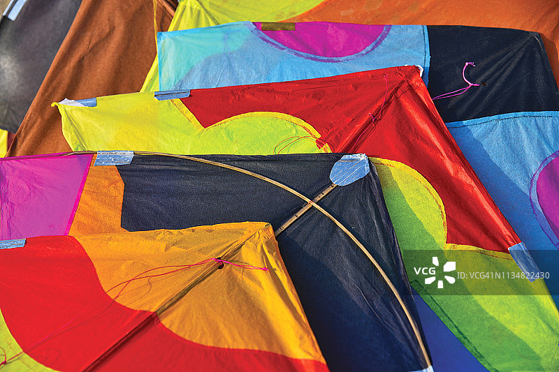 风筝抽象多彩的背景图片素材