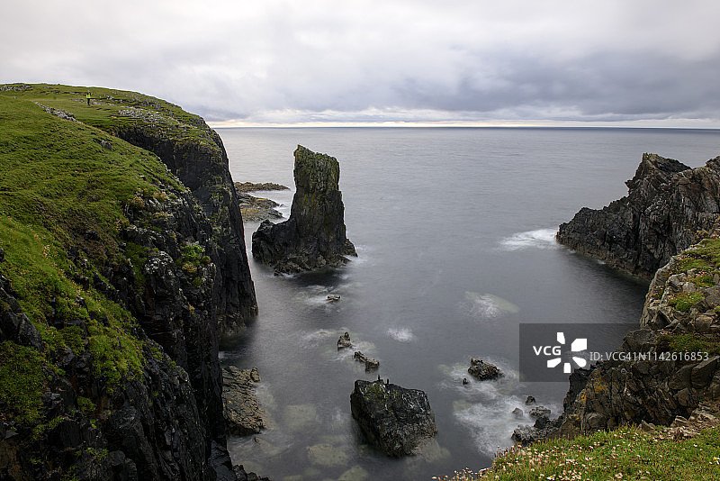 苏格兰外赫布里底群岛刘易斯巴特湾图片素材