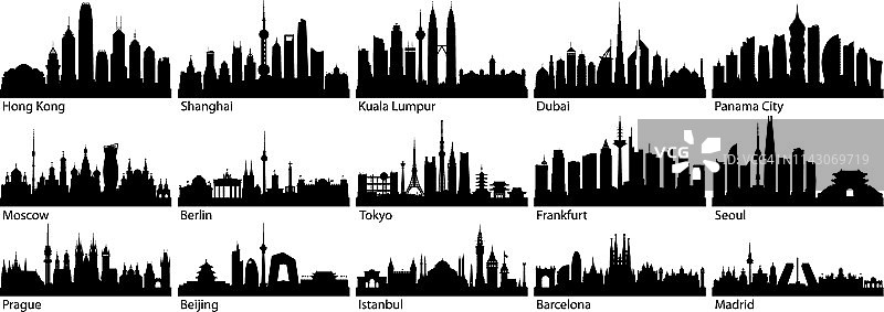 城市(所有建筑都已完成且可移动)图片素材