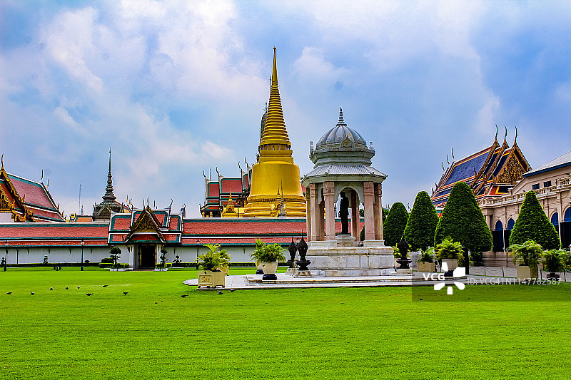大皇宫和玉佛寺，曼谷，泰国，东南亚，亚洲图片素材