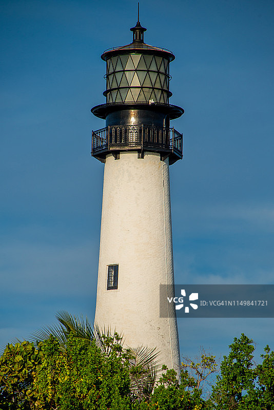 佛罗里达州比尔·巴格斯州立公园的佛罗里达角灯塔和灯笼图片素材