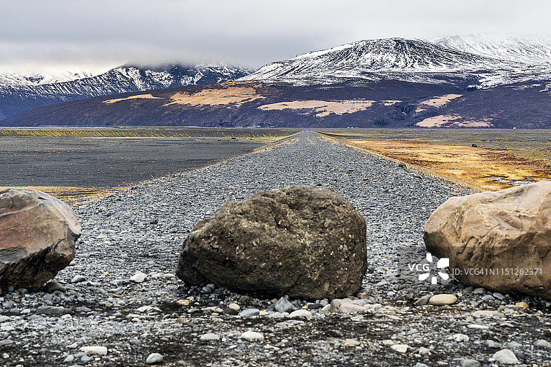 冬天冰岛景观图片素材