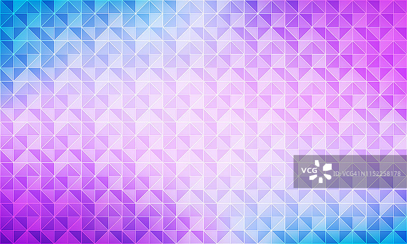 蓝色紫色网格马赛克图案，三角形背景，现代创意设计模板，彩色矢量插图图片素材
