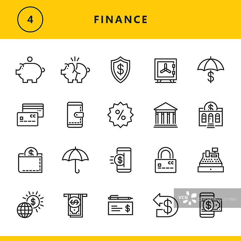 金融行图标图片素材