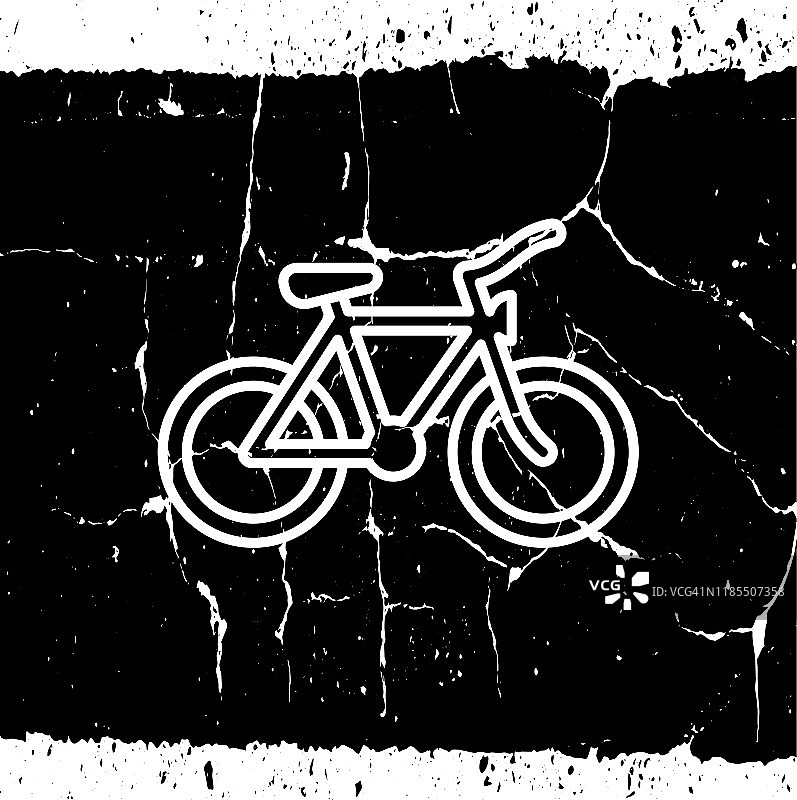 自行车侧视图图标图片素材
