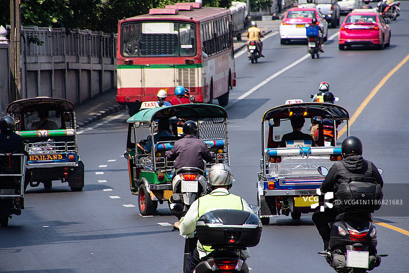 泰国曼谷的城市街道图片素材