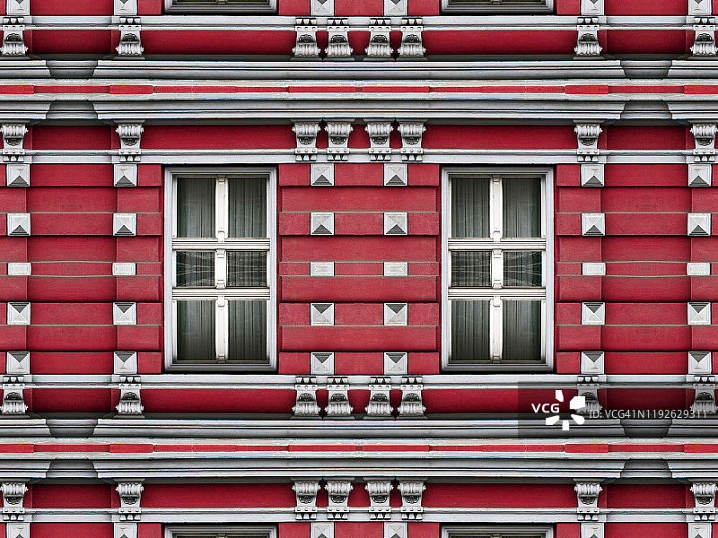 抽象形象:德国柏林住宅建筑色彩缤纷的外立面千变万化的形象图片素材