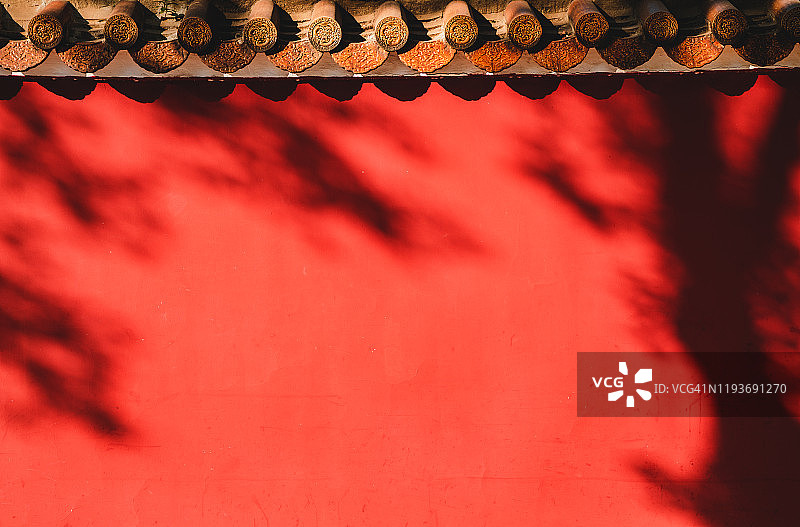 中国红砖墙和花砖图片素材