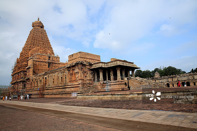 布里哈迪斯瓦拉神庙， 坦贾武尔， 泰米尔纳德邦， 印度图片素材