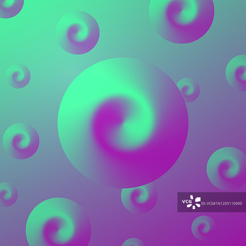 抽象梯度背景与紫色螺旋线图片素材