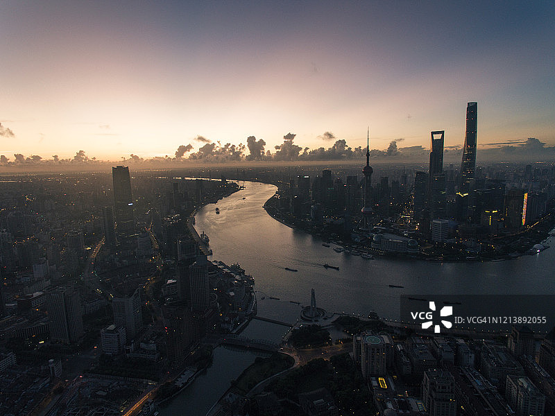 明亮的城市,上海图片素材