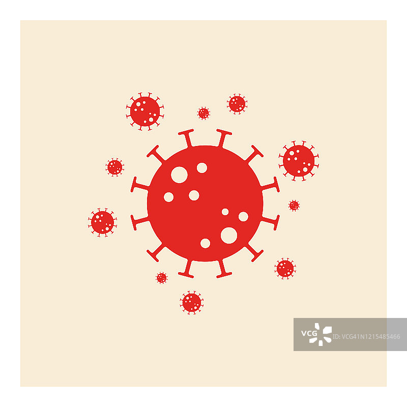 冠状病毒细菌病毒细胞图标图片素材