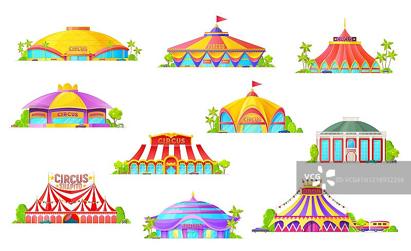 马戏团，大帐篷和大帐篷图片素材