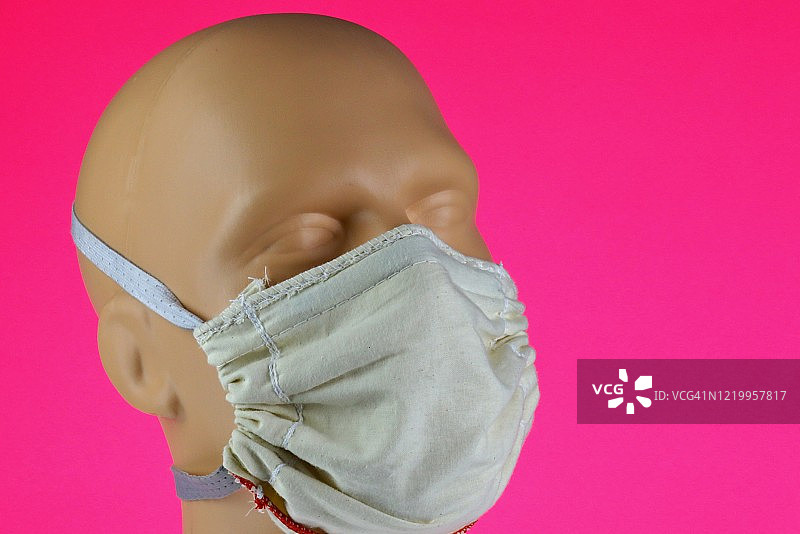可重复使用的冠状病毒疫情医用口罩图片素材