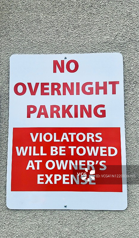禁止夜间停车标志图片素材