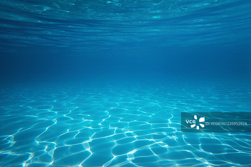 水下空游泳池背景图片素材