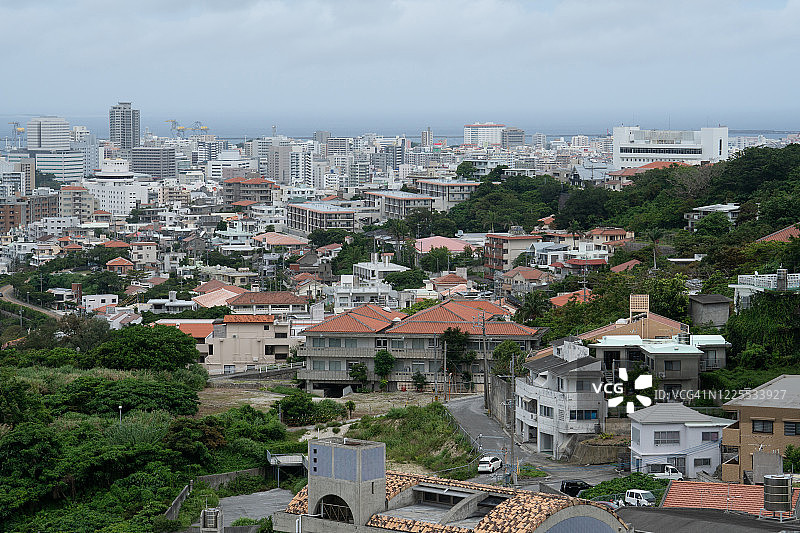 东海和日本冲绳县那霸市图片素材