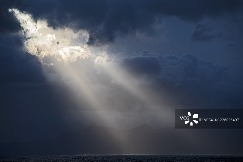 巴塔哥尼亚峡湾的阳光图片素材