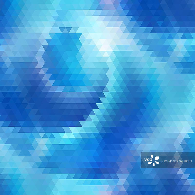 蓝色抽象矢量背景三角形形状- Vektorgrafik图片素材