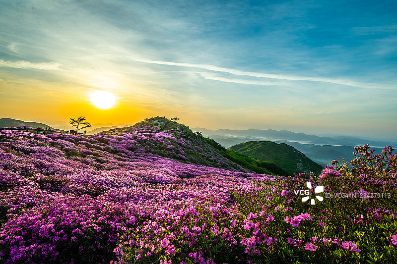 黄麻山景观，Hapcheon，韩国图片素材