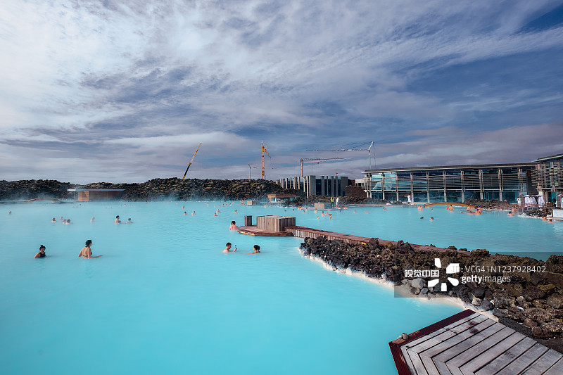 蓝色泻湖、冰岛图片素材