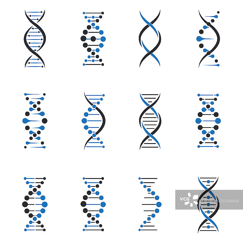 DNA分子组图片素材