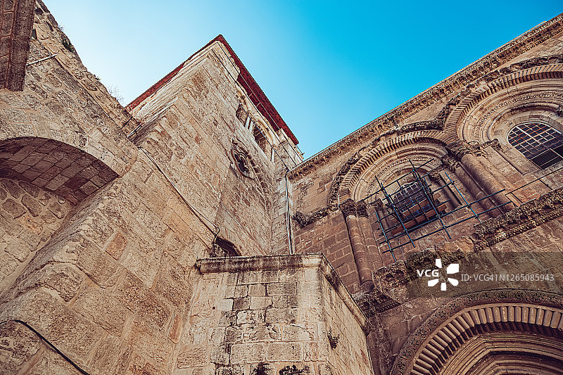 耶路撒冷老城的圣墓教堂图片素材