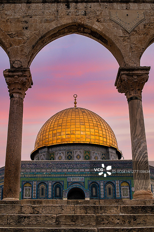 以色列耶路撒冷阿克萨清真寺图片素材