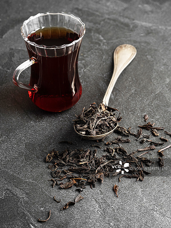 红茶和红茶，土耳其茶，图片素材