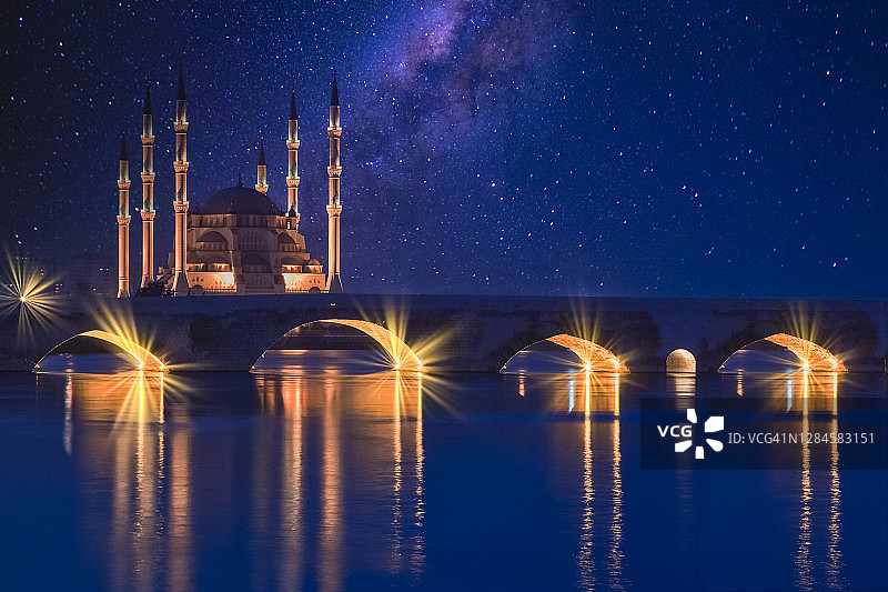 阿达纳萨班奇清真寺图片素材