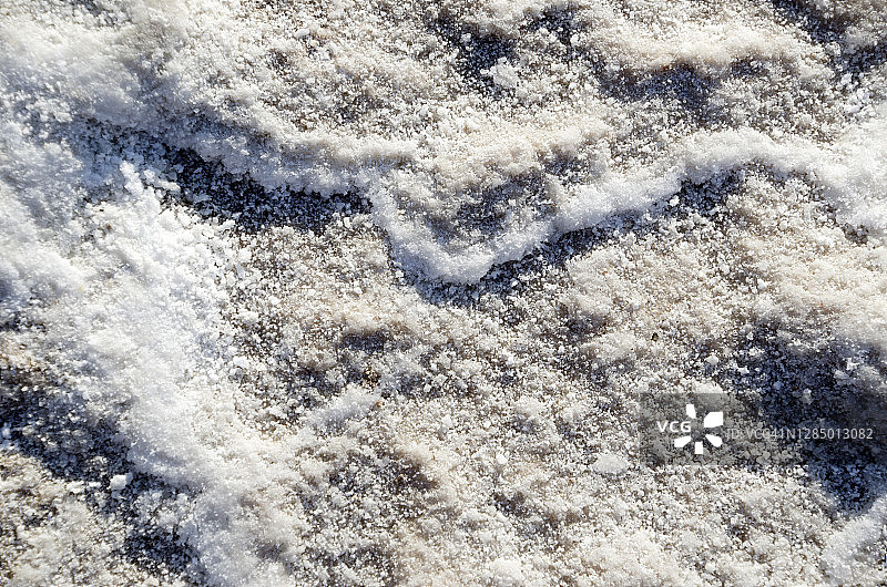恶水死亡谷的盐滩图片素材