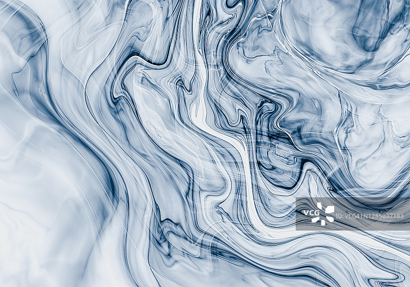 水蓝色海浪背景。分形波浪透明图案图片素材