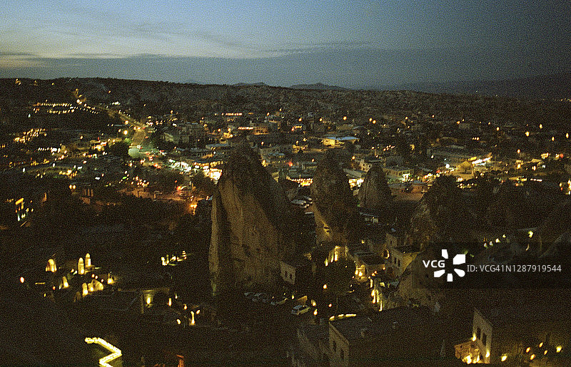 土耳其卡帕多西亚的夜景图片素材