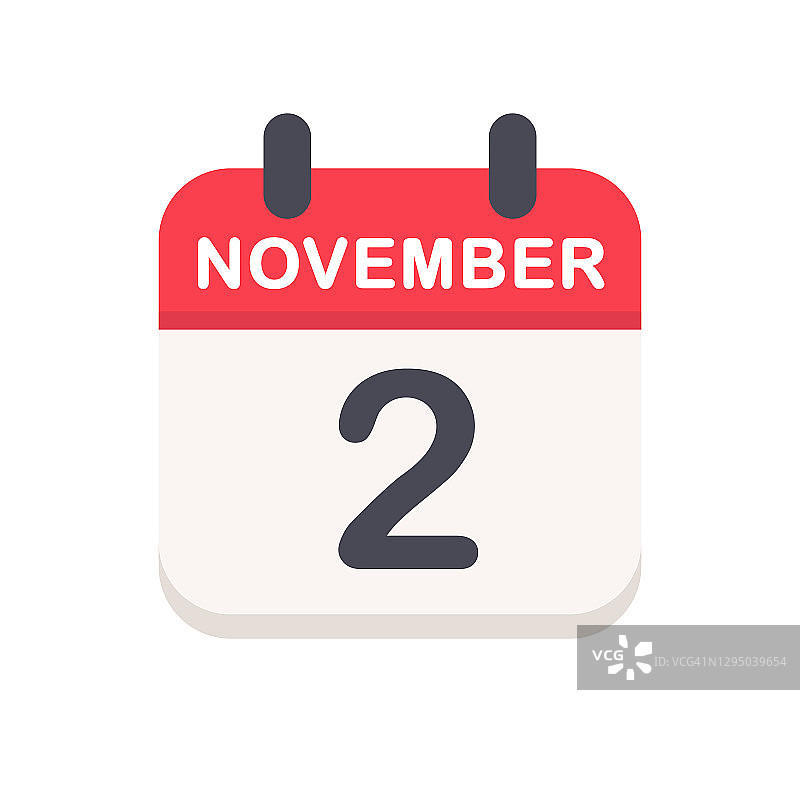 11月2日-日历图标图片素材