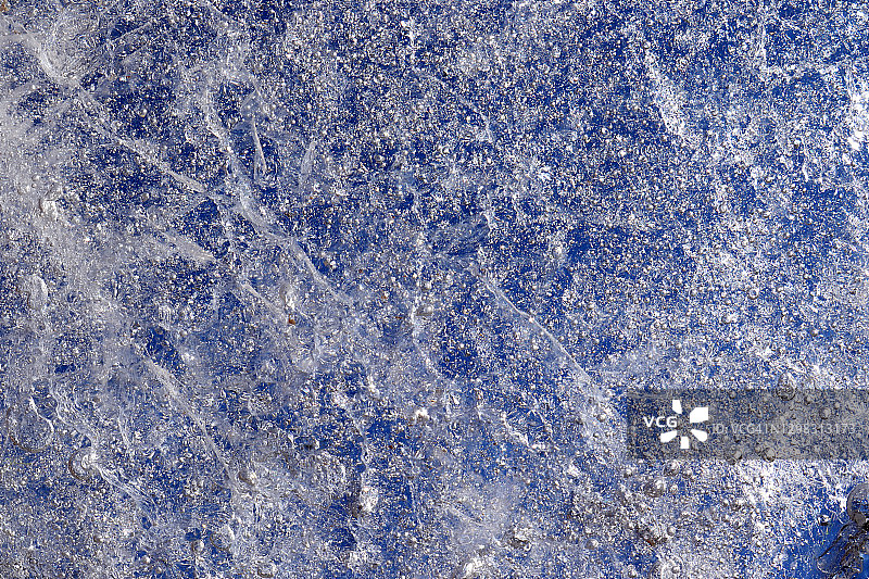 冬天的背景。冰纹理作为背景。图片素材
