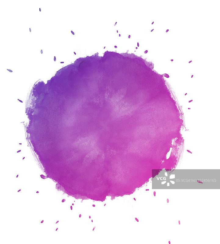 紫湿手画圆溅圆。图片素材