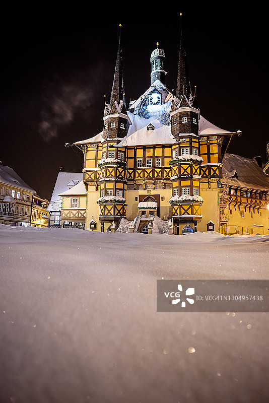 德国Wernigerode冬季集市图片素材