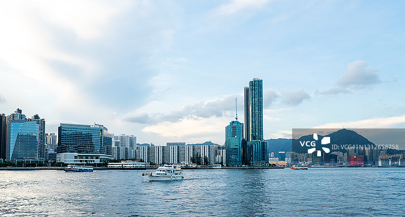 香港维多利亚港景观图片素材