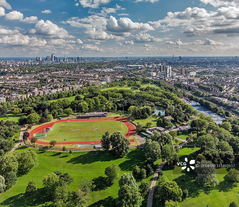 芬斯伯里公园,伦敦图片素材
