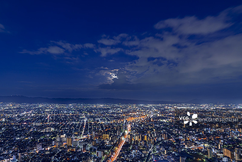 大阪市夜景图片素材