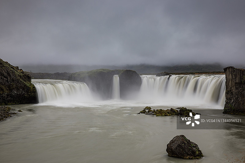 冰岛的鹅ðafoss瀑布图片素材