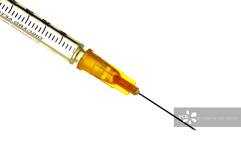 注射新型冠状病毒疫苗的注射器图片素材