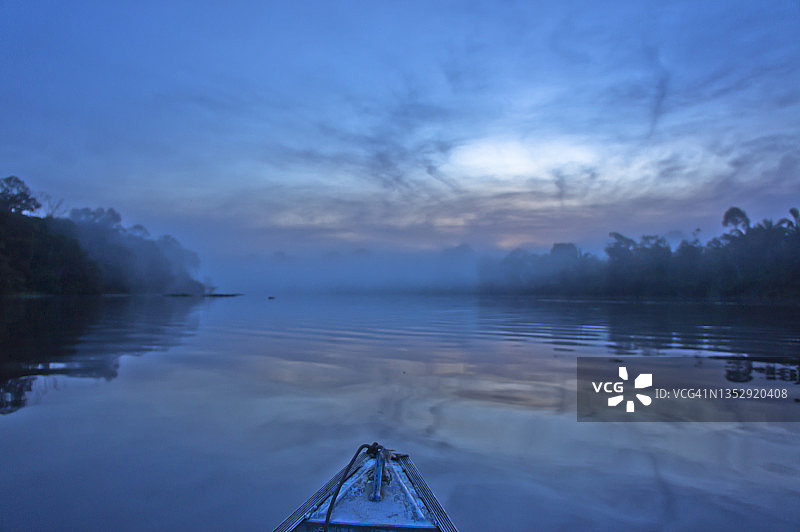 亚马逊河，日出景观，巴西，南美洲图片素材