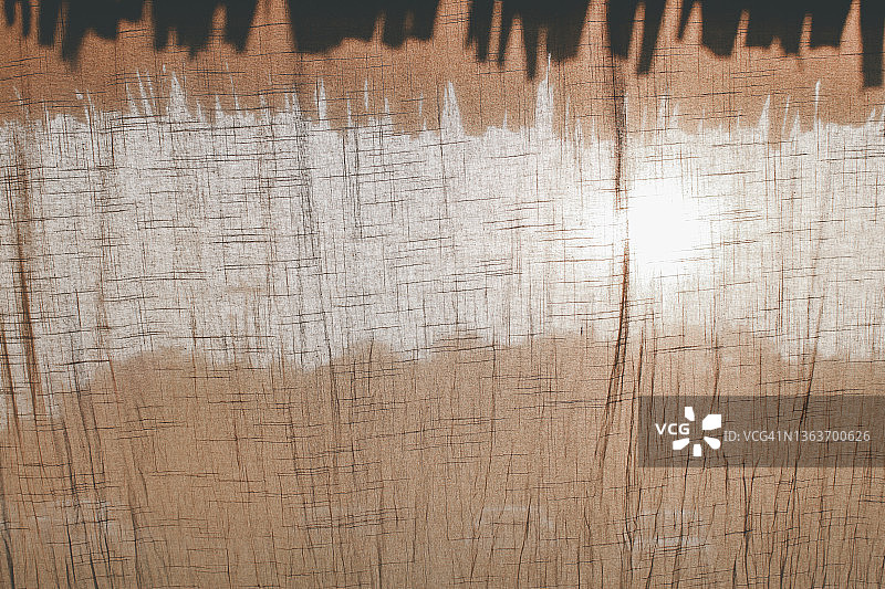 墙纸的艺术wale亚麻帆布。毯或窗帘的棉图案背景与复制空间的文字装饰。图片素材