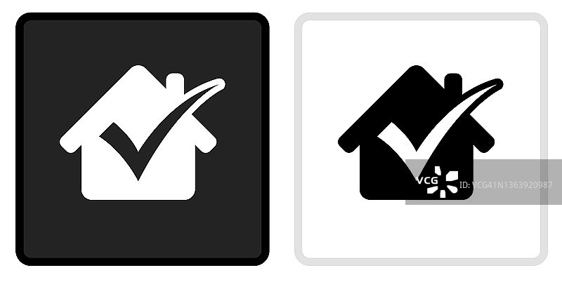 选中黑色按钮上的房子图标，白色翻转图片素材